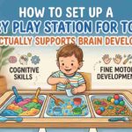 sensory play station for toddlers