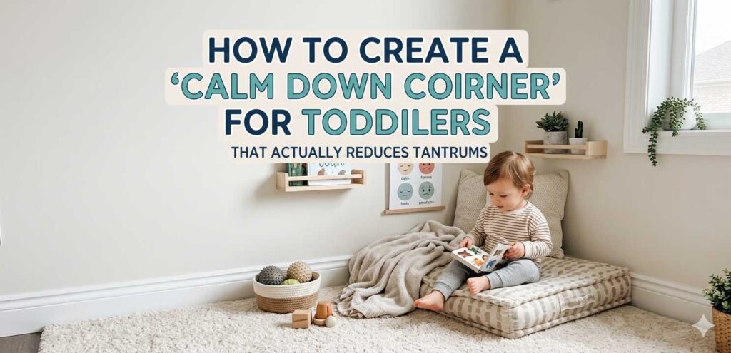 calm down corner for toddlers