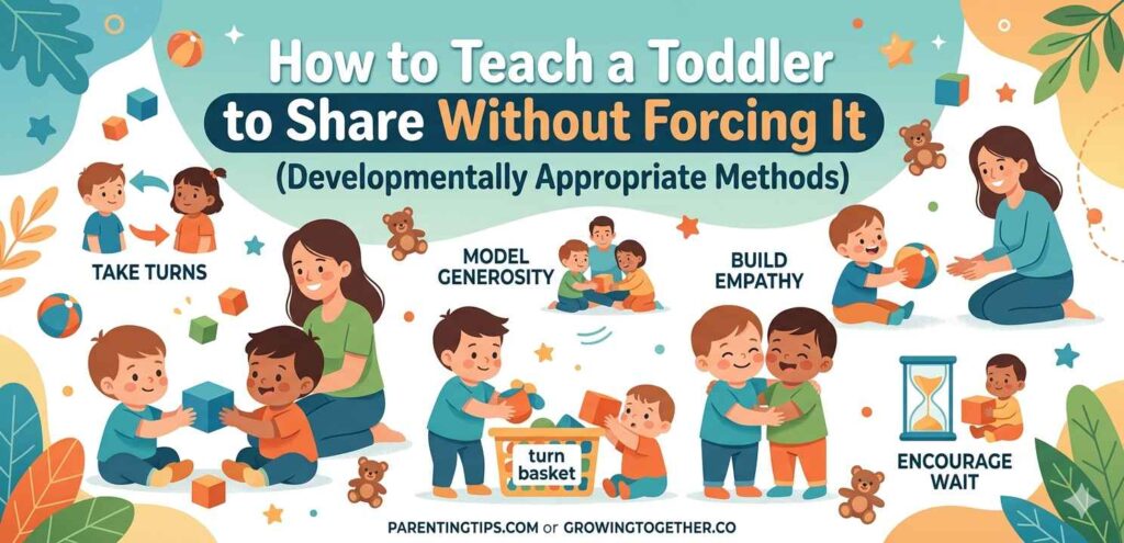 teach a toddler to share