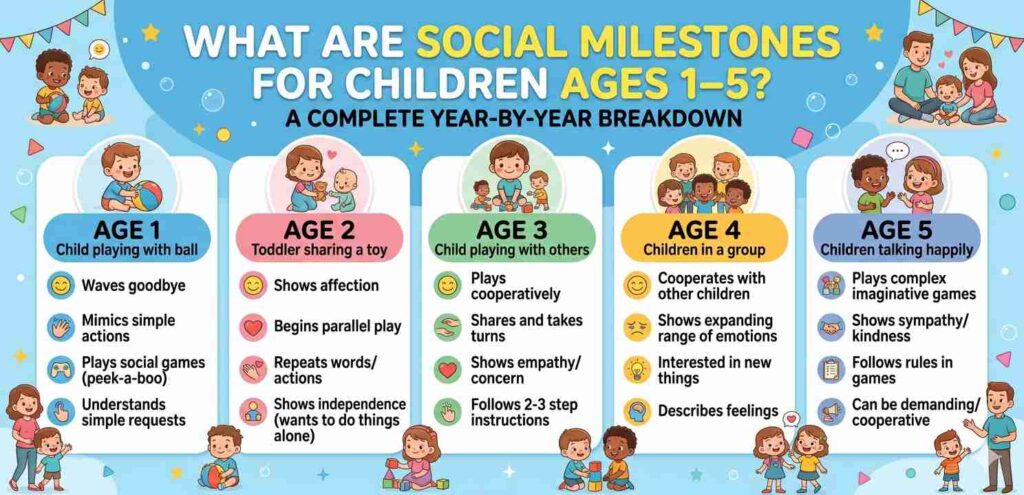 social milestones for children