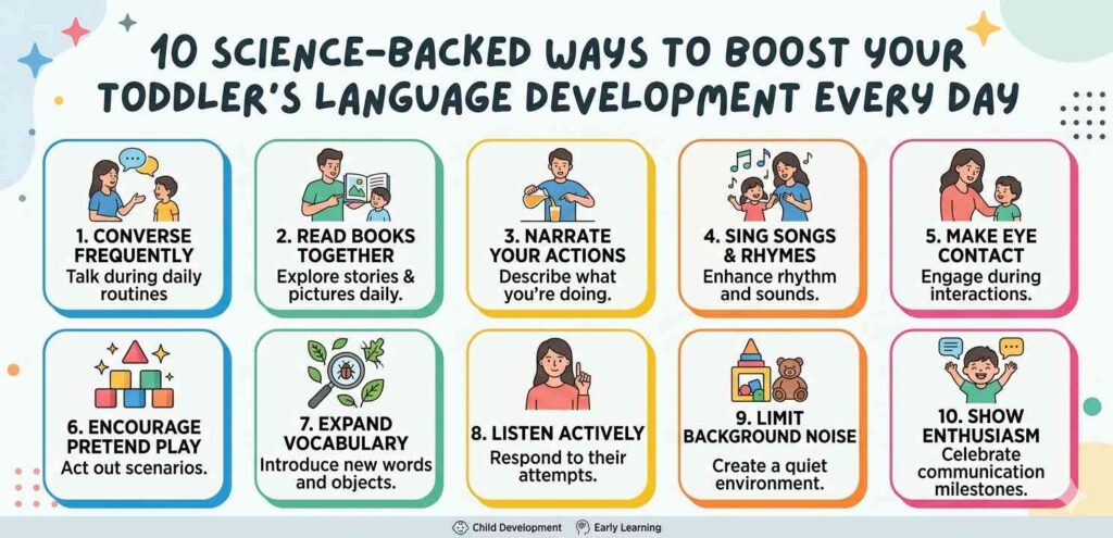 toddler's language development